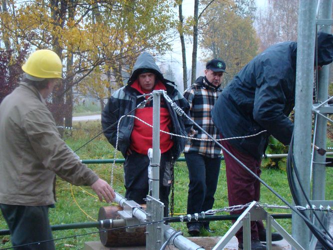 Antena stav pret mastu otradi ...